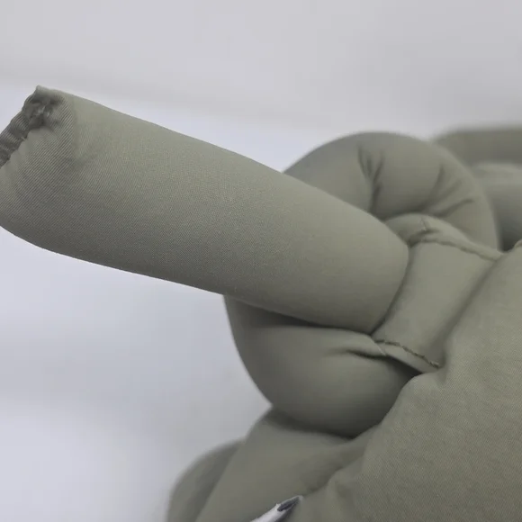 Knot-Accent Olive Green Women’s Shoulder Bag - Picture 7 of 16